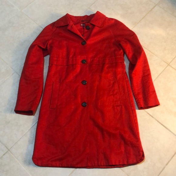 Merona Jackets & Blazers - 💥24 HR SALE💥 Merona Red Trench Coat, Small Merona Jackets & Blazers - 💥24 HR SALE💥 Merona Red Trench Coat, Small